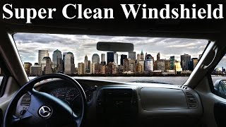 How to Super Clean the INSIDE of Your Windshield No Streaks [upl. by Deys]