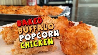 Baked Buffalo Popcorn CHICKEN Recipe Healthy [upl. by Athena]