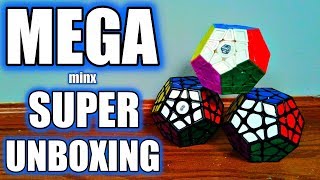 MEGAminx Unboxing  SpeedCubeShop Shengshou Pearl Moyu AoHun XMan Galaxy V2 [upl. by Emmie]