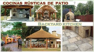 Descubriendo la belleza de las cocinas rústicas de patio [upl. by Pernick152]