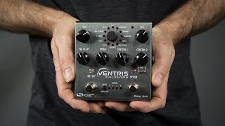 Source Audio Ventris Dual Reverb Demo Ambient Guitar Gear Review [upl. by Mountford]