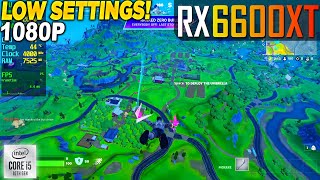 Fortnite Chapter 2 Remix RX 6600 XT  İ5 10400F  1080p Low Performance Mode [upl. by Nora]