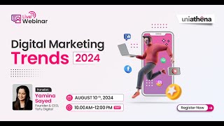 Webinar  Digital Marketing Trends 2024 [upl. by Aneg]