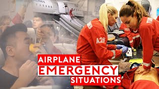 Airplane Emergency Situations  How Cabin Crew Handle It [upl. by Bust506]