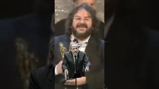 The Lord of the Rings cast left the Oscars to go to a fan party shorts oscars peterjackson lotr [upl. by Akitnahs102]