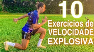 10 Exercícios de Velocidade Explosiva  TREINO DE FUTEBOL EM CASA  10 Explosive Speed Exercises [upl. by Malley]