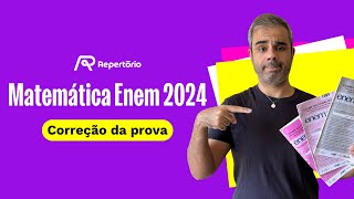 Correção da prova de Matemática Enem ENEM 2024 [upl. by Lacey]