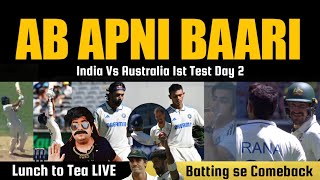 ALL EYES ON INDIAN BATTING NOW 🙏 Starc Played Crucial Role  India Vs Australia 1st Test Perth Day2 [upl. by Elke]