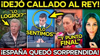 CALLADÓN AL REY HIZO EL RIDÍCULO EN TV ALAZRAKI TRUENA ESPAÑOLES PRO CLAUDIA [upl. by Nyre]