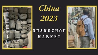 China 2023 Part 10 Guangzhou bags market [upl. by Yelyr]