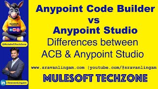 Anypoint Code Builder vs Anypoint Stuido  ACB mulesoft salesforce acbvsanypointstudio [upl. by Mollee322]