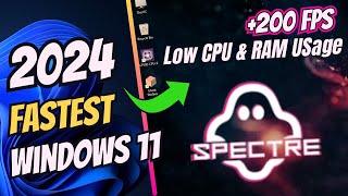 New GHOST Spectre 23H2 Windows 11 🚀FASTEST Windows 11 2024 [upl. by Joachim375]