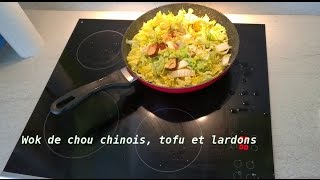 Recette de cuisine chinoise  chous chinois tofu lardons [upl. by Perry]