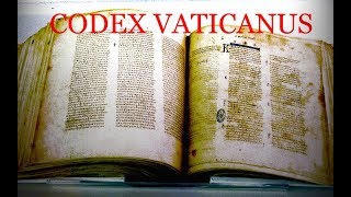 Reading Codex Vaticanus  basis for all modern bible translations [upl. by Souvaine]