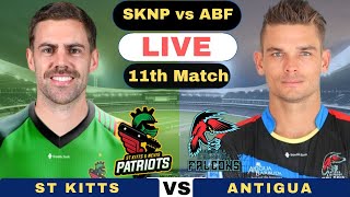 Live St Kitts and Nevis Patriots vs Antigua and Barbuda Falcons CPL SKNP vs ABF Live Match CPL 2024 [upl. by Neerbas]