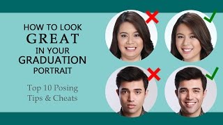 How To Look Great in Your Graduation Portrait  Top Ten Posing Tips and Cheats [upl. by Aikaz866]