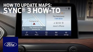 SYNC® 3 Navigation How to Update Maps  SYNC® 3 HowTo  Ford [upl. by Shandy]