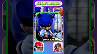 Guess The Meme Song।Sonic Meme Song।Sonic the Hedgehog 3 memes sonic shinsonic shorts sonicexe [upl. by Cherice374]