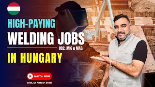 CO2 MIG amp MAG Welder Jobs in Hungary  Salary Benefits and Visa Process by Dr Naresh Bhati [upl. by Ennayrb]