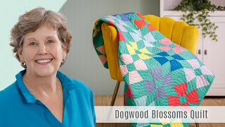 How to Make a Dogwood Blossoms Quilt  Free Project Tutorial [upl. by Nomead]