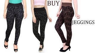 Top 15 jeggings designs for girls  latest jeggings for girls ladies online on amazon [upl. by Grega]