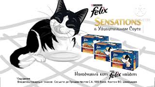 Félix Sensations logo Purina Remake in Russia [upl. by Nosila]