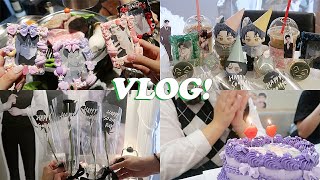 Kim Soohyun birthday cafe Korean BL webtoon collab cafes Mofun Beon VLOG [upl. by Dannel]