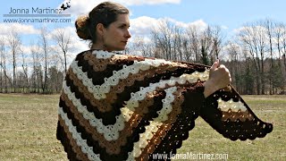 How To Crochet A Beautiful Shells Shawl  Crochet Shawl  EASY [upl. by Koal371]