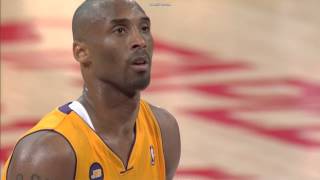 Kobe Bryant shots his last two free throws after probable torn achilles tendon vs Warriors [upl. by Noman35]