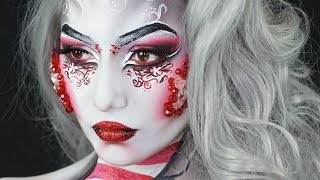 Peppermint Candy Cane Queen Holiday MakeUp Tutorial  Jessica AM Kalil [upl. by Bromley]