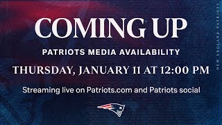 LIVE Patriots Press Conference [upl. by Dis]