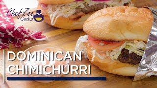 Chimichurri Dominicano  Dominican Chimi  Dominican Street Food  Chef Zee Cooks [upl. by Zinnes]