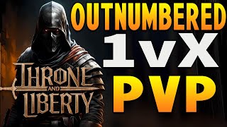 Throne and Liberty Outnumbered PvP  Stealth Archer 1vX Build Highlights [upl. by Nwahsal513]