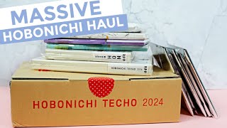 2024 Hobonichi Haul and Unboxing  All the Hons Planners and More [upl. by Meldoh]