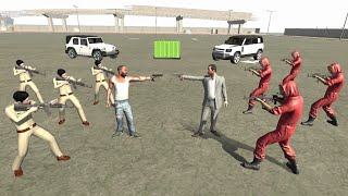 Franklin Fight Michael Gang in Indian Bike Driving 3D [upl. by Leahci]