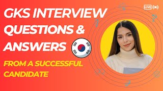 GKS  KGSP 2022 Interview Questions and Answers from a Successful Candidate [upl. by Betthezel]