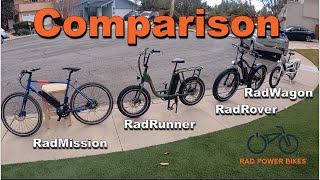 COMPARING RadMission RadRunner RadRover amp RadWagon [upl. by Jehoash]