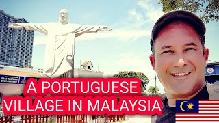 A visit to the Portuguese Village in Melaka Malacca  KAMPUNG PORTUGIS  MALAYSIA TRAVEL VLOG [upl. by Weissmann]