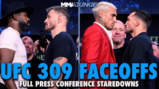 UFC 309 Full PreFight Press Conference Faceoffs Charles Oliveira vs Michael Chandler 2 More [upl. by Eibur16]