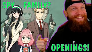 First Time Reaction SPY x FAMILY Openings [upl. by Gardener]