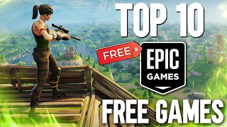 Top 10 Free PC Games on EPIC GAMES Store 2024 [upl. by Nairbal309]