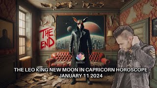 The Leo King New Moon in Capricorn January 11 2024 AstrologyTarot Horoscope All Signs Collective [upl. by Enneite]