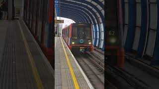 DLR Train Arriving London City Airport Station  DLR trainspotting short shortsvideo shorts [upl. by Krein418]