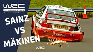 WRC History Carlos Sainz versus Tommi Mäkinen 1998 WRC Title Fight Cliffhanger [upl. by Lyndes887]