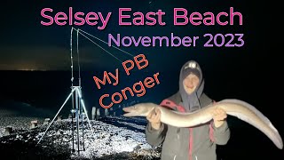 Fishing Selsey East Beach November 2023 [upl. by Attaymik442]