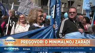 Pregovori o minimalcu sindikati traže najmanje 60 000 dinara poslodavci kažu da to nije održivo [upl. by Gilder]