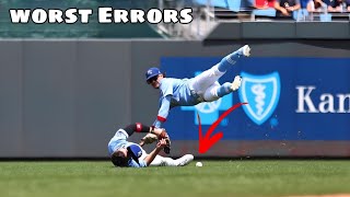 MLB  Worst Errors 4th week july 2024 [upl. by Notlek707]