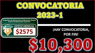 ✅💲Convocatoria Beca Jóvenes Escribiendo el Futuro 20231 ¡Postúlate apoyo bimestral de 5 mil 150 ✅💲 [upl. by Noseyt903]