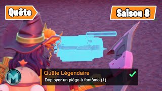 Déployer un piège à fantôme Fortnite Défi SOS Fantômes Chapitre 2 saison 8 [upl. by Stinson]