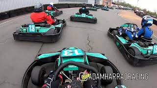 POV Racing Twin engine 160cc EVO Karts 🏎️ at Rye House Circuit Senna Cup 🏆  3 April 2021 [upl. by Colline]